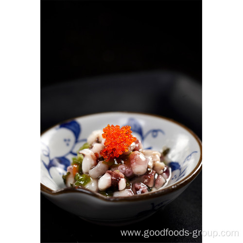 seasoned boiled octopus with wasabi